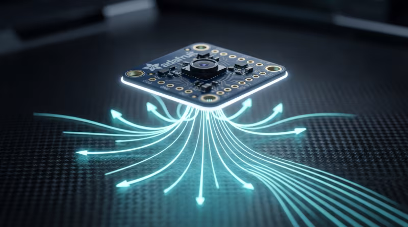 Adafruit'ten Yeni PMW3901 Optik Akış Sensörü Kartı Geliyor